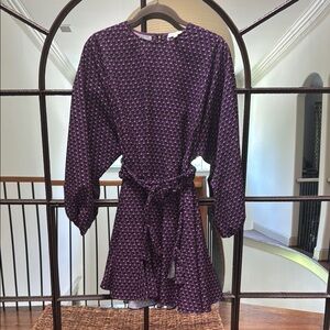 RHODE Purple Patterned Dress